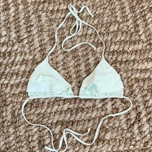 Ruffle Triangle Bikini Top